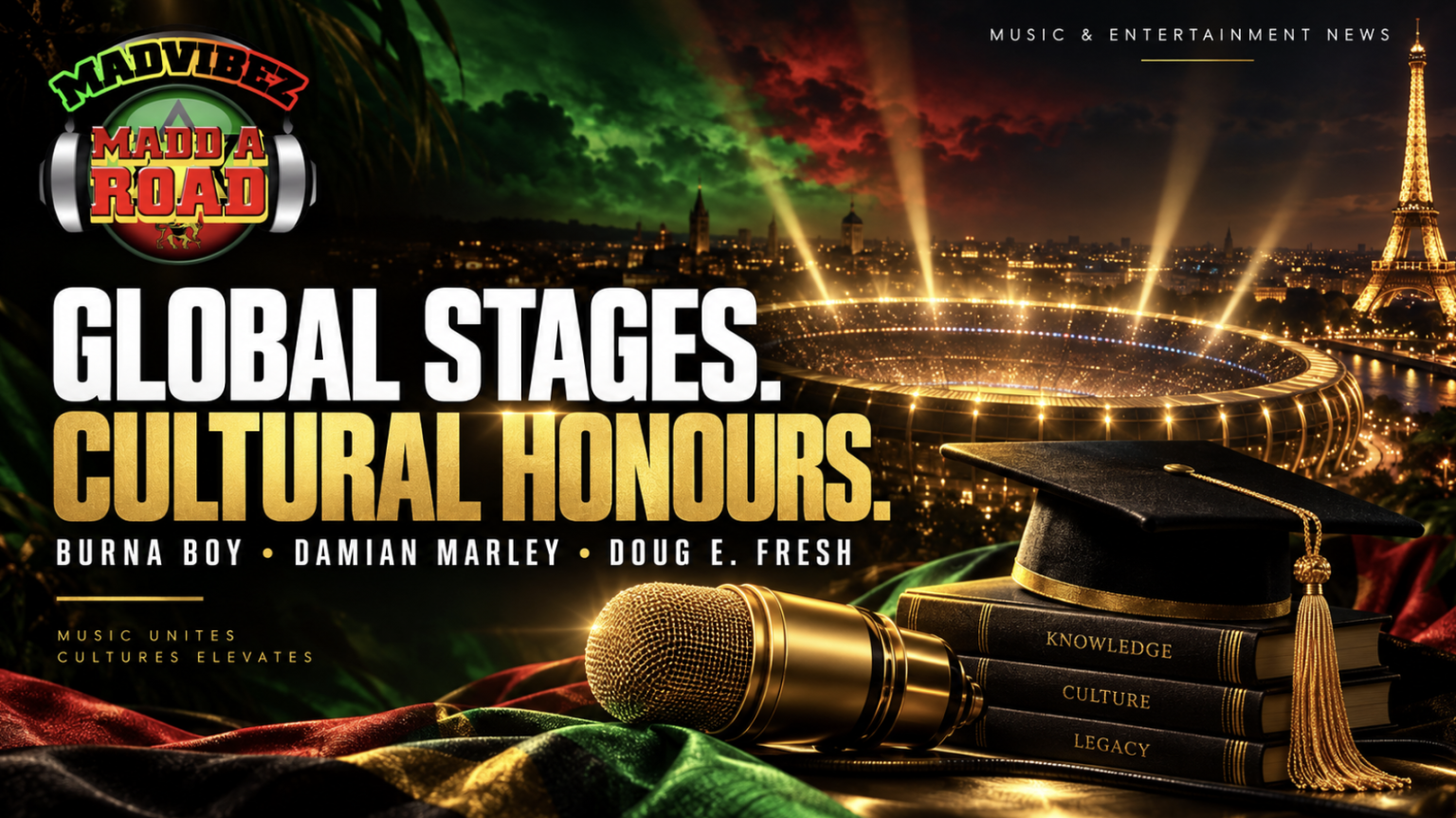 Burna Boy Confirmed for NFL Paris Halftime as UWI Announces Music Honourees