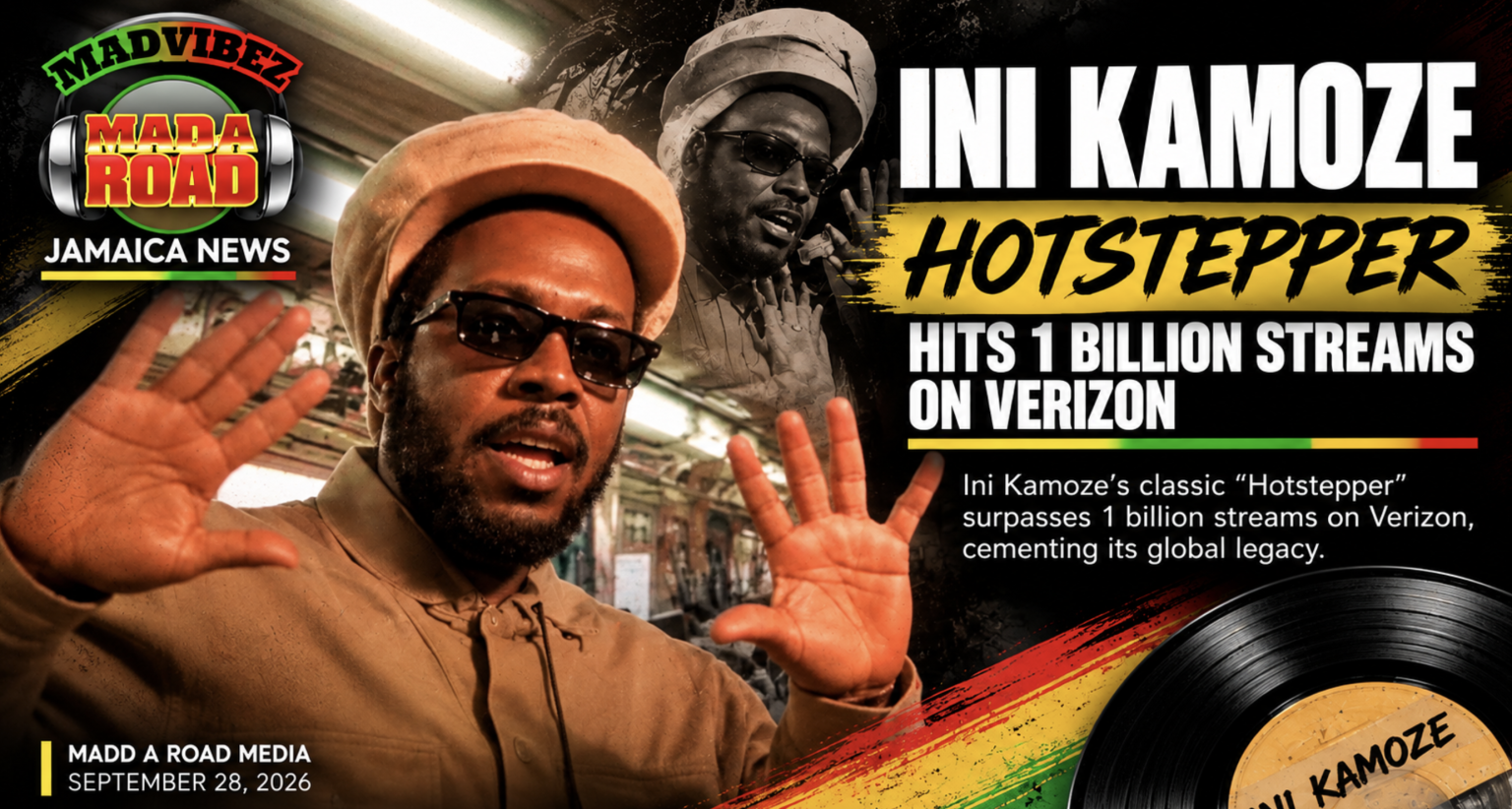 Ini Kamoze’s ‘Here Comes the Hotstepper’ Lands in Verizon TV Campaign Ini Kamoze Hotstepper Verizon campaign