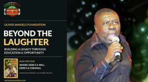 Oliver Samuels, Jamaican actor and comedian, whose foundation supports educational opportunities for Caribbean students.
